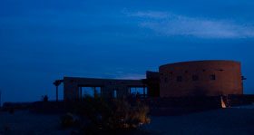 The Mystery Lights Visitor Area near Marfa.