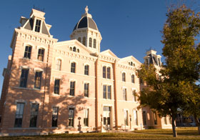 The courthouse in Marfa.